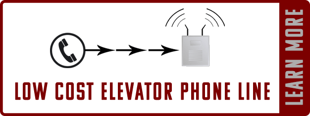 Low cost elevator phone lines, learn more.